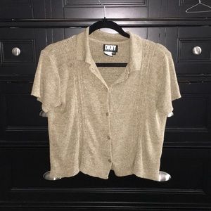 DKNY Vintage Gold Top